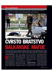 Čvrsto bratstvo balkanske mafije