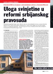 Uloga svinjetine u reformi srbijanskog pravosuđa