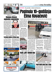 Poginula 10-godišnja Elma Kovačević