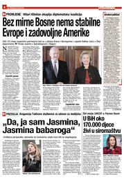 Bez mirne Bosne nema stabilne Evrope i zadovoljne Amerike