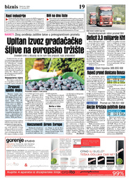 Upitan izvoz gradačačke šljive na evropsko tržište