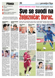 Sve se svodi načetiri tima: Željezničar, Borac, Sarajevo i Široki
