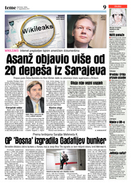 Asanž objavio više od 20 depeša iz Sarajeva