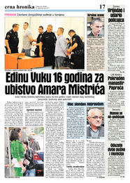 Edinu Vuku 16 godina za ubistvo Amara Mistrića