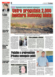 Vatra progutala 2.000 hektara Hutovog blata