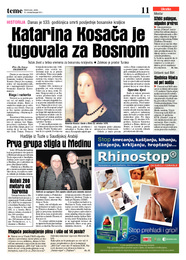 Katarina Kosača je tugovala za Bosnom
