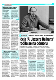 Ideja 'Al Jazeere Balkans' rodila se na odmoru