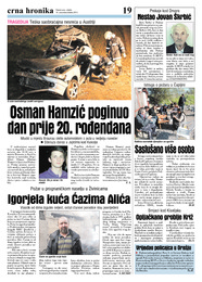 Osman Hamzić poginuo dan prije 20. rođendana