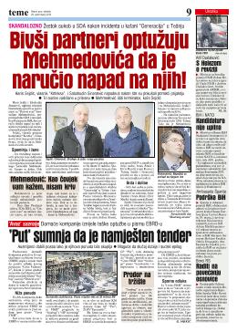 Bivši partneri optužuju Mehmedovića da je naručio napad na njih! 