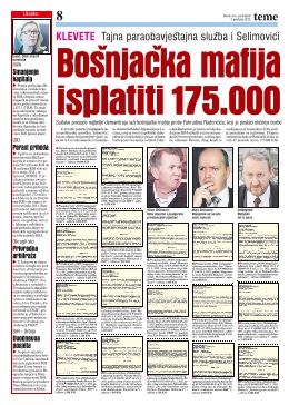 Bošnjačka mafija mora Radončiću isplatiti 175.000 KM 