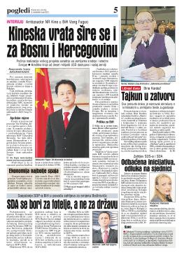 Kineska vrata šire se i za Bosnu i Hercegovinu 