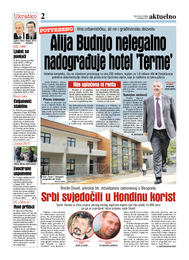 Alija Budnjo nelegalno nadograđuje hotel 'Terme'