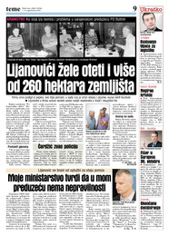 Lijanovići žele oteti i više od 260 hektara zemljišta