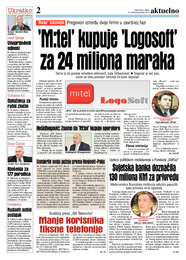 M:tel' kupuje 'Logosoft' za 24 miliona maraka