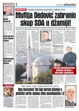 Reis Kavazović: Oni koji koriste džamije u političke svrhe nanose štetu muslimanima i IZ 