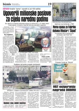 Nema spasa za Fabriku duhana Mostar i 'Šipad'
