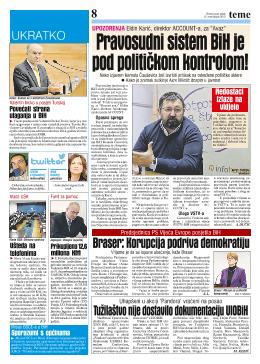 Pravosudni sistem BiH je pos političkom kontrolom! 