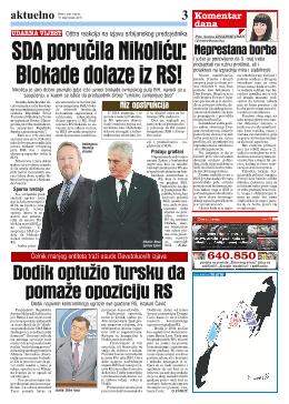 Dodik optužio Tursku da pomaže opoziciju