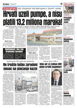 Hrvati uzeli pumpe, a nisu platili 13,2 miliona maraka!