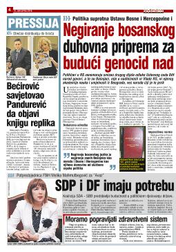 Negiranje bosanskog jezika je duhovna priprema za neki budući genocid nad Bošnjacima! 