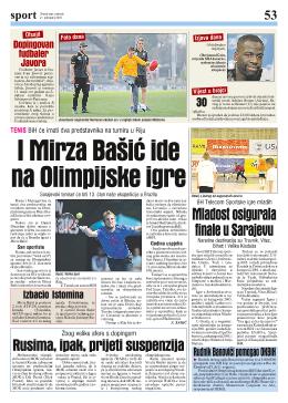 I Mirza Bašić ide na Olimpijske igre