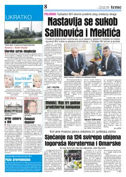 Nastavlja se sukob Salihovića i Mektića