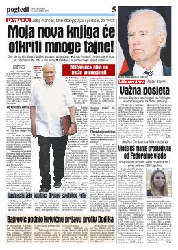 Bajrović podnio krivičnu prijavu protiv Dodika  
