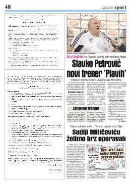 Slavko Petrović novi trener “Plavih”  