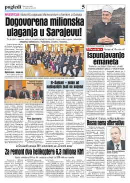 Dogovorena milionska ulaganja u Sarajevu!