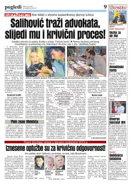 Salihović traži advokata, slijedi mu i krivični proces!