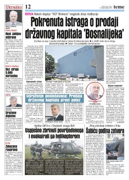 Pokrenuta istraga o prodaji državnog kapitala 'Bosnalijeka'