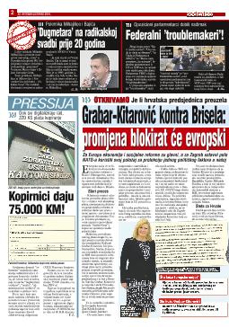 Grabar-Kitarović kontra Brisela: Zbog ustavnih promjena blokirat će evropski put BiH 