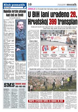 U BiH lani urađeno 28, a u Hrvatskoj 399 transplantacija!