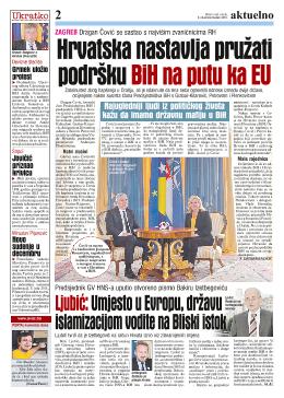 Hrvtaska nastavlja pružati podršku BiH na putu ka EU