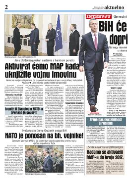 BiH će kao članica NATO-a dopri nijeti stabilnosti regiona 