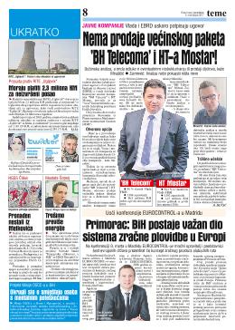 Nema prodaje većinskog paketa 'BH Telecoma' i HT-a Mostar!