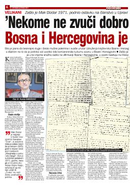 'Nekome ne zvuči dobro kad se kaže: Bosna i Hercegovina je država'