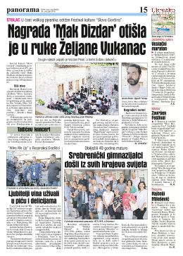 Nagrada 'Mak Dizdar' otišla je u ruke Željane Vukanac