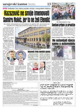 Kazazović ne smije imenovati Samiru Nukić, jer to ne želi Efendić