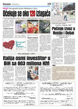 Italija osmi investitor u BiH sa 603 miliona KM 