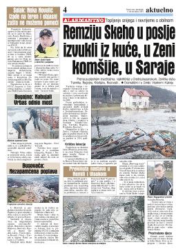 Remziju Skeho u posljednji tren kroz prozor izvukli iz kuće, u Zenici mještani evakuirali komšije, u Sarajevu srušen most	