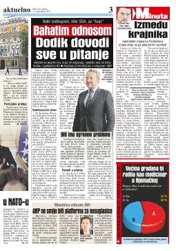 Bahatim odnosom Dodik dovodi sve u pitanje