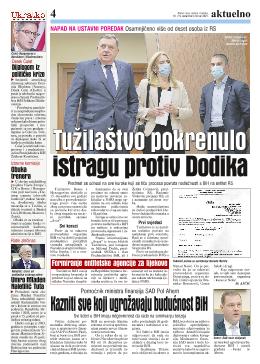Tužilaštvo pokrenulo istragu protiv Dodika 