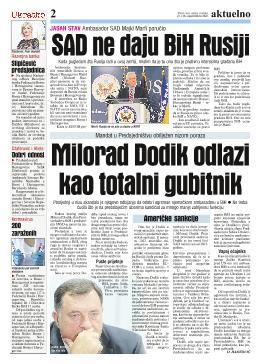 Milorad Dodik odlazi kao totalni gubitnik 