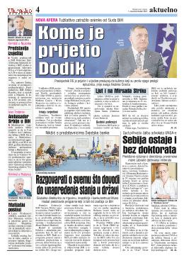 Kome je prijetio Dodik 