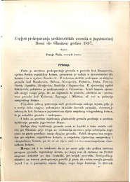 Uspjesi prekopavanja prehistoričkih gromila u jugoistočnoj Bosni (do Glasinca) godine 1897.
