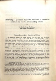 Istraživanja o postanku bosanske banovine sa naročitim obzirom na povelje körmendskog arkiva.