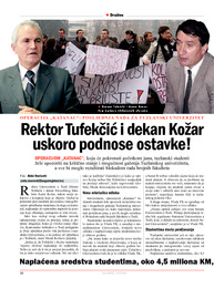 Rektor Tufekčić i dekan Kožar uskoro podnose ostavke!