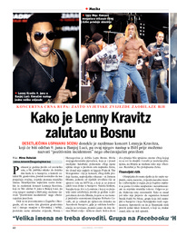 Kako je Lenny Kravitz zalutao u Bosnu