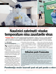 Naučnici zabrinuti: visoke temperature nisu zaustavile virus